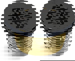 2 in. Stainless Steel Matte Black Shower Drain